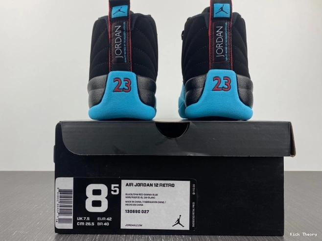Kicked Out Shoe Store Retro 130690-027 Gamma Jordan 12 Blue 0711